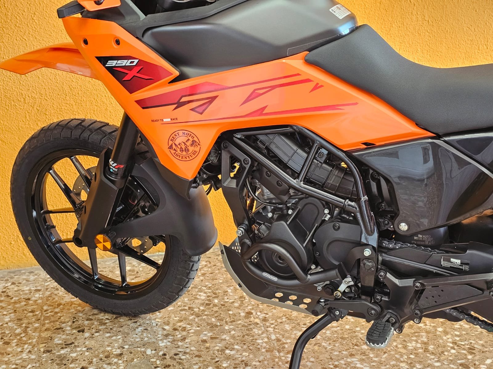 Alquiler KTM 390 Adventure X en Valencia